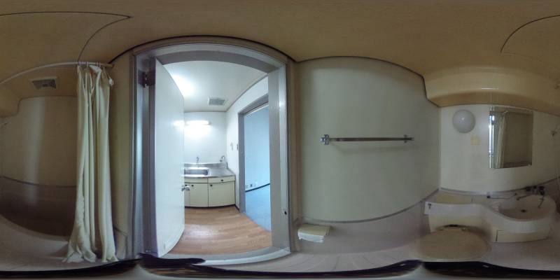 パノラマ画像バスルーム