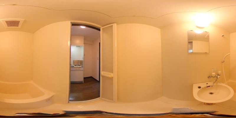 パノラマ画像バスルーム