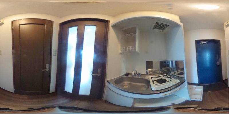 パノラマ画像キッチン