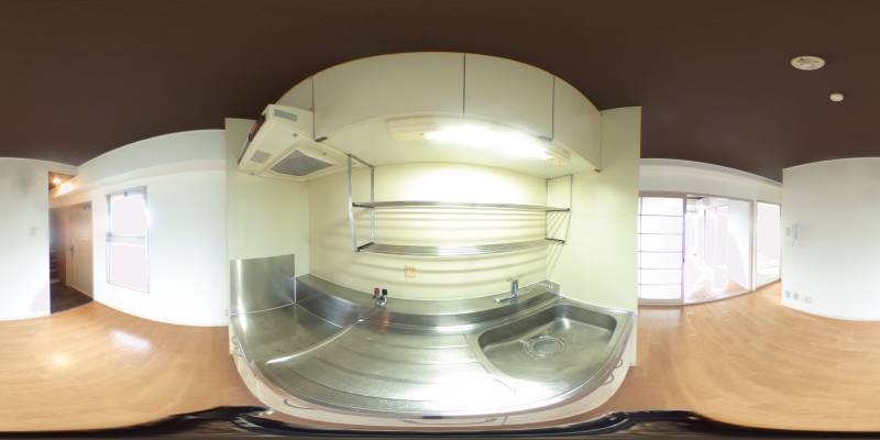 パノラマ画像キッチン