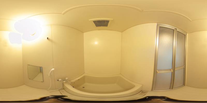 パノラマ画像バスルーム