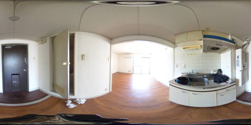 パノラマ画像キッチン