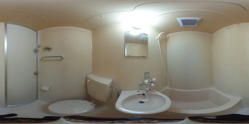 パノラマ画像バスルーム