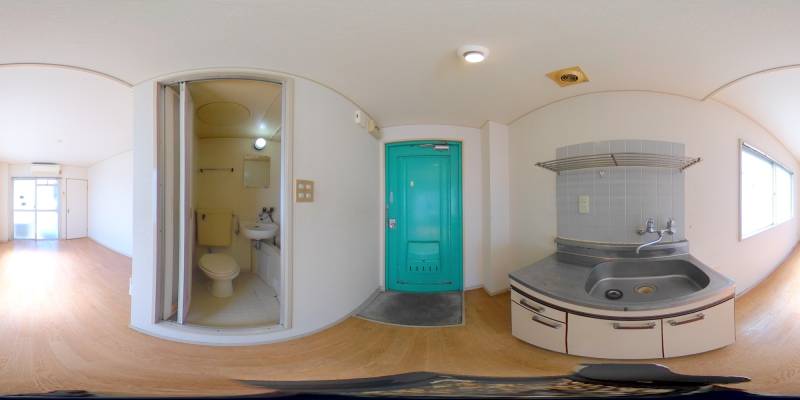 パノラマ画像キッチン