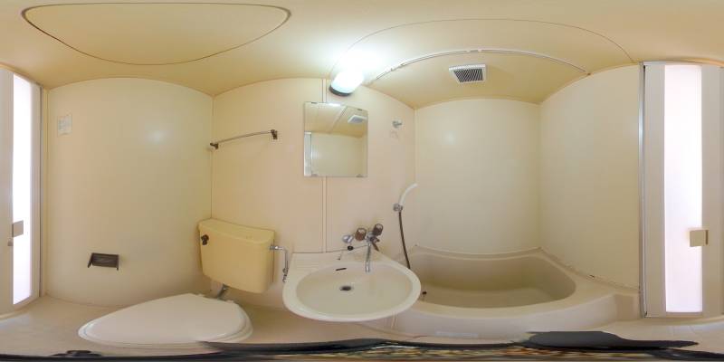 パノラマ画像バスルーム