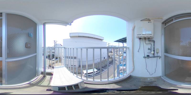 パノラマ画像バルコニー