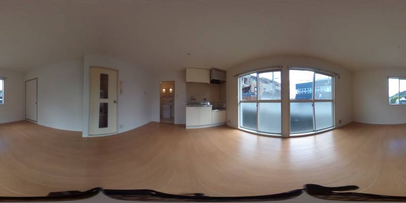 パノラマ画像リビング