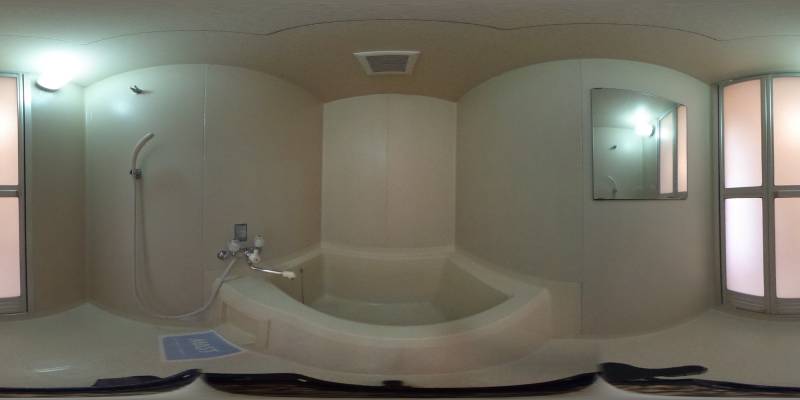 パノラマ画像バスルーム