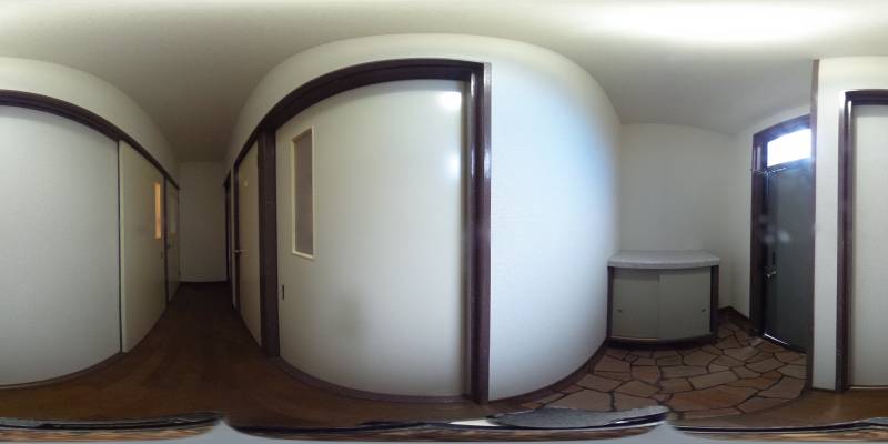 パノラマ画像玄関