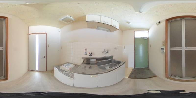 パノラマ画像キッチン