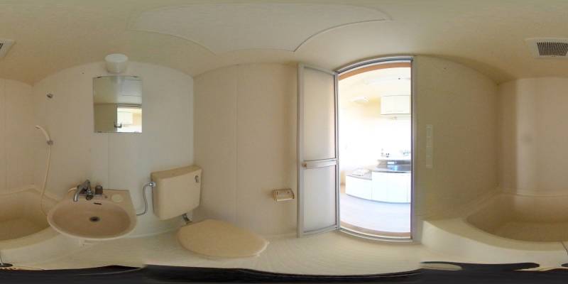 パノラマ画像バスルーム