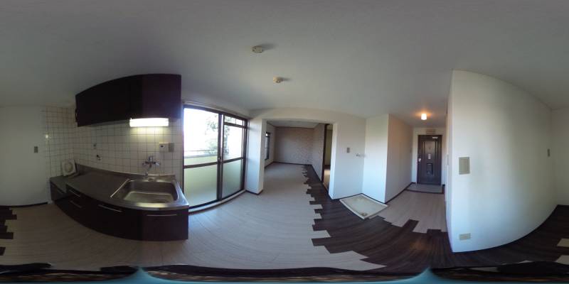 パノラマ画像キッチン