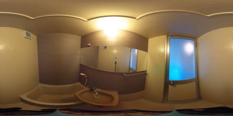 パノラマ画像バスルーム