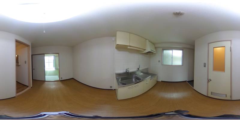パノラマ画像キッチン