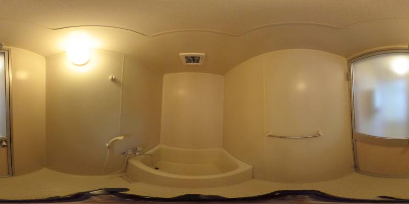 パノラマ画像バスルーム