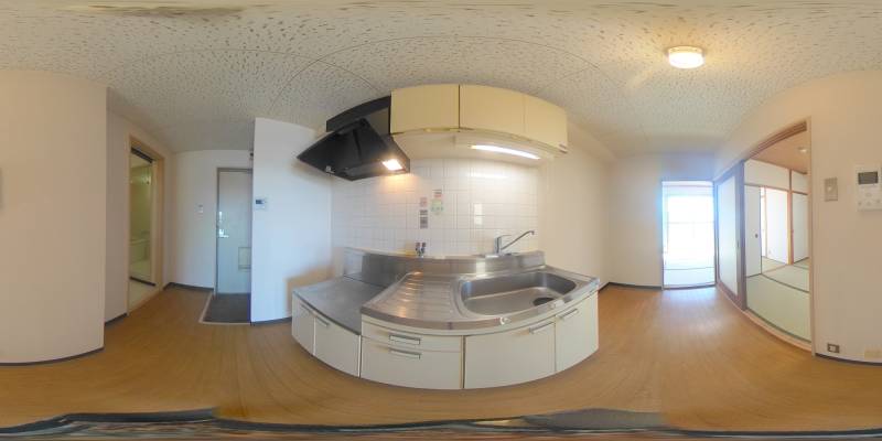 パノラマ画像キッチン