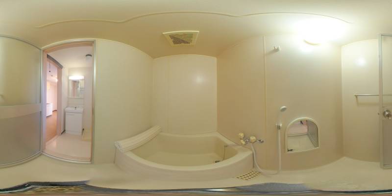 パノラマ画像バスルーム