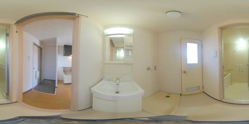 パノラマ画像洗面所