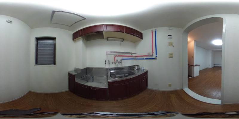 パノラマ画像キッチン
