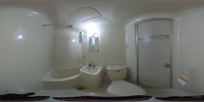 パノラマ画像バスルーム