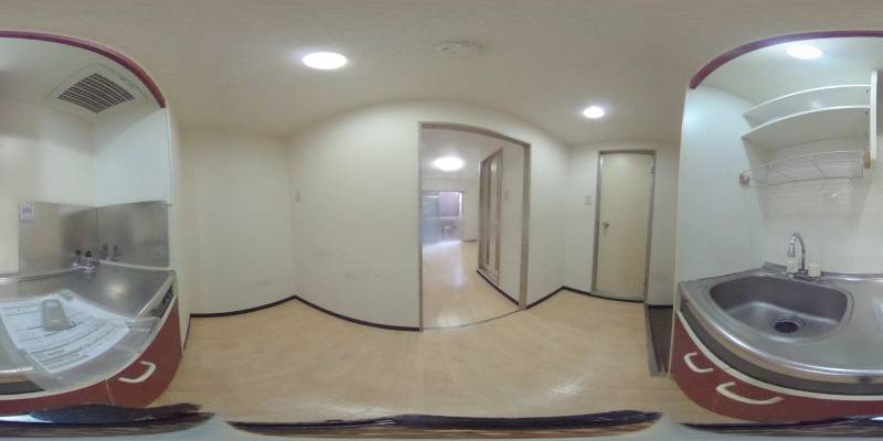 パノラマ画像キッチン