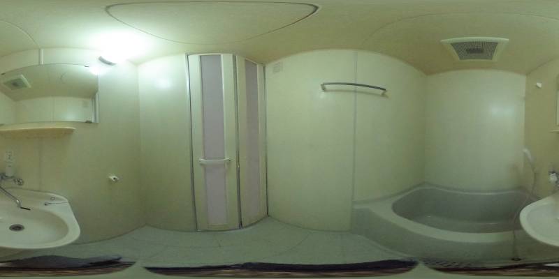 パノラマ画像バスルーム