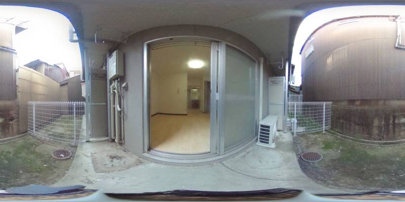 パノラマ画像バルコニー