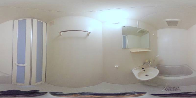 パノラマ画像バスルーム