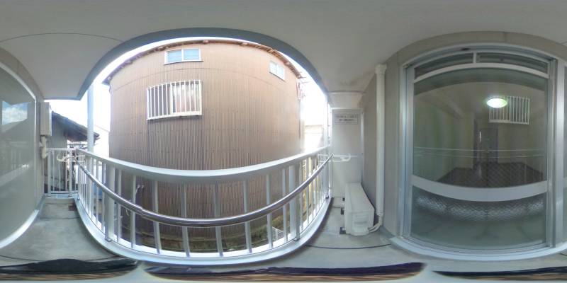 パノラマ画像バルコニー