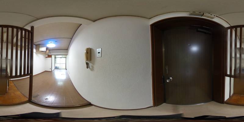 パノラマ画像玄関