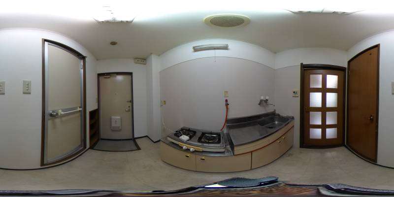 パノラマ画像キッチン