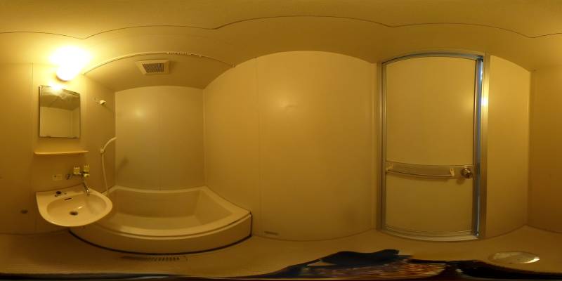 パノラマ画像バスルーム