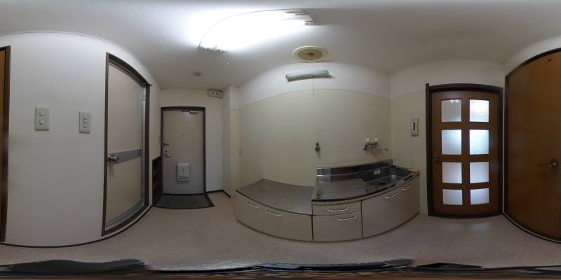 パノラマ画像キッチン