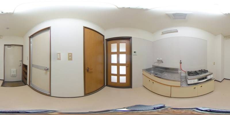 パノラマ画像キッチン