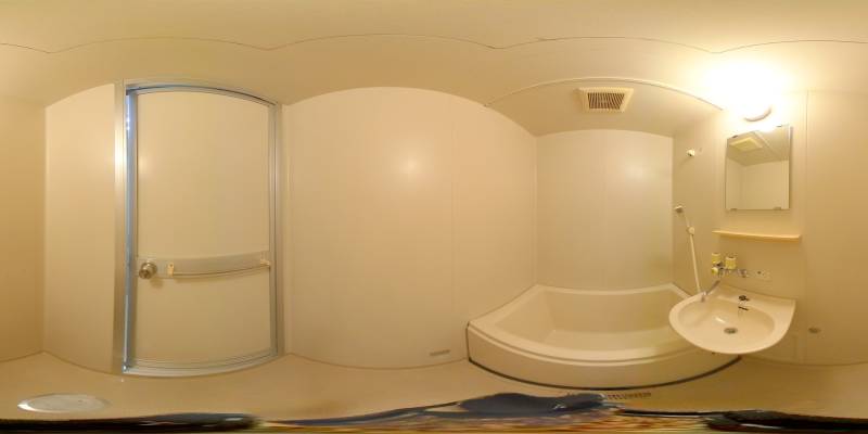 パノラマ画像バスルーム