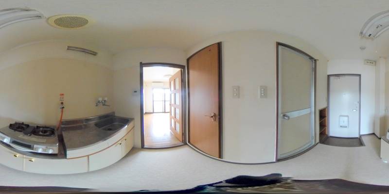 パノラマ画像キッチン