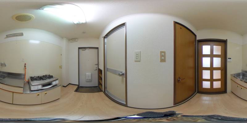 パノラマ画像キッチン