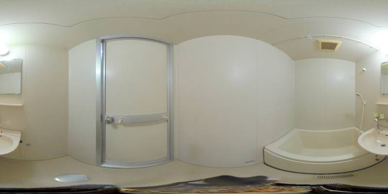 パノラマ画像バスルーム