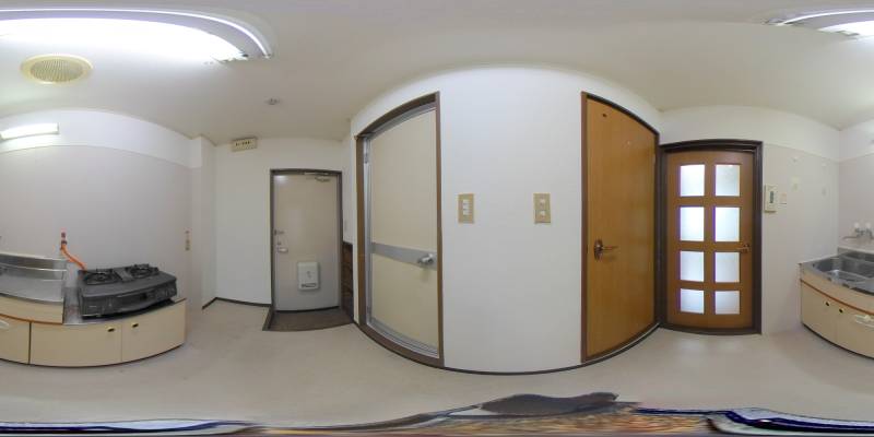 パノラマ画像キッチン