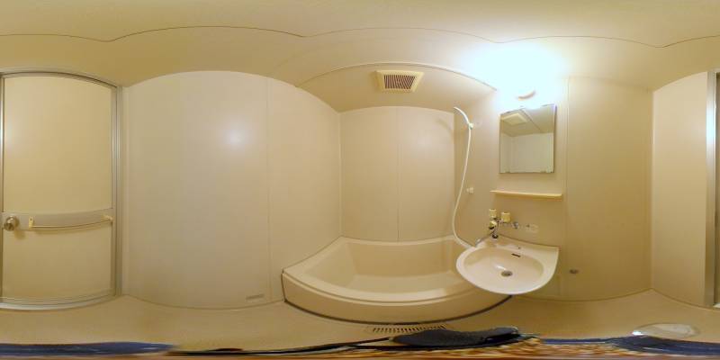 パノラマ画像バスルーム