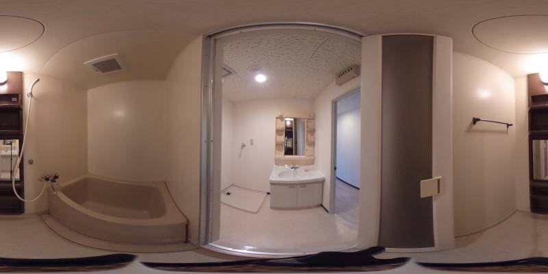 パノラマ画像バスルーム