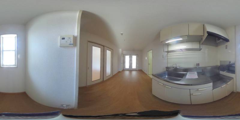 パノラマ画像キッチン