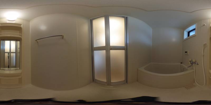 パノラマ画像バスルーム