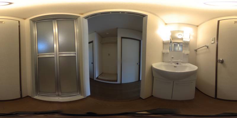 パノラマ画像洗面所
