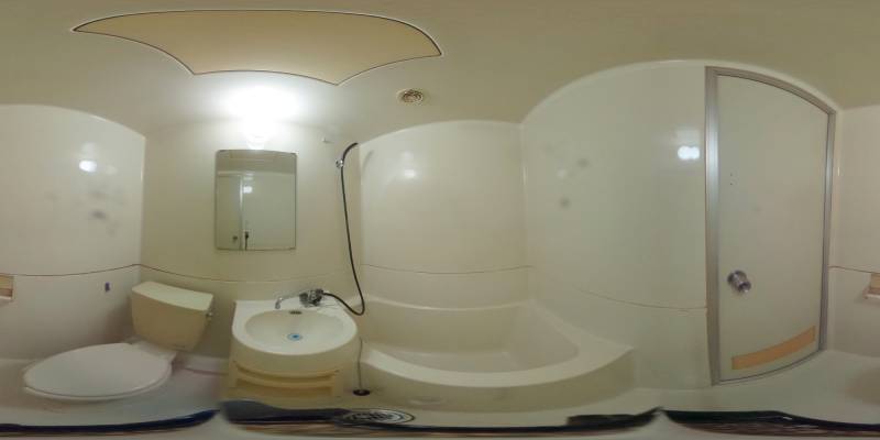 パノラマ画像バスルーム