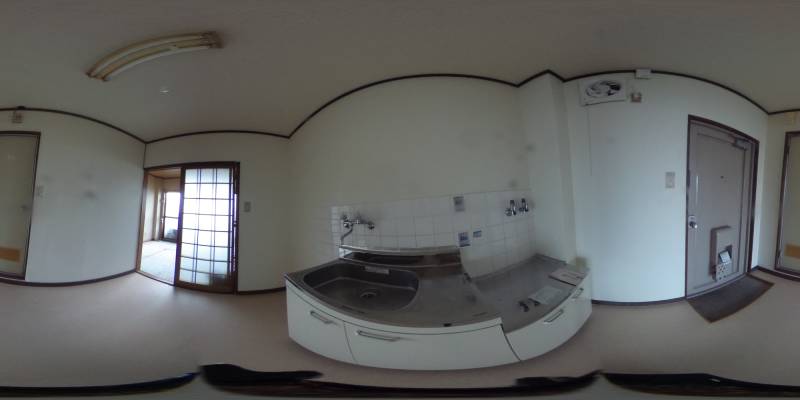 パノラマ画像キッチン