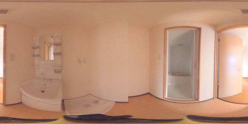 パノラマ画像洗面所