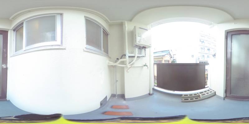 パノラマ画像バルコニー