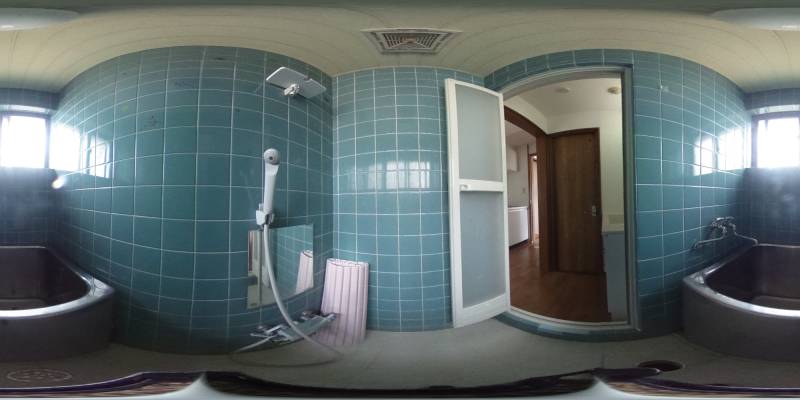 パノラマ画像バスルーム