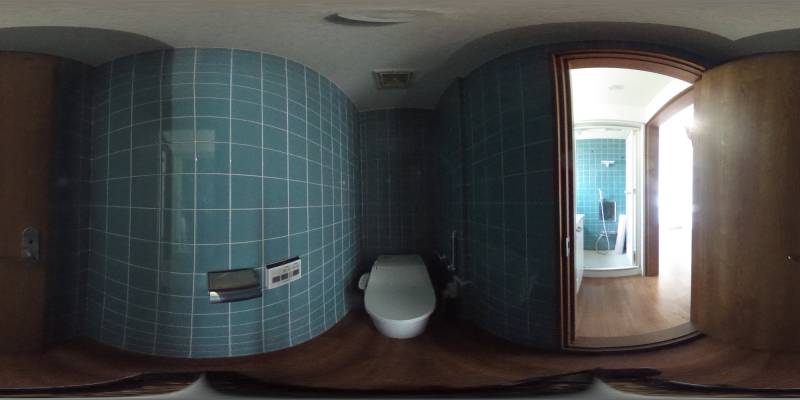 パノラマ画像トイレ